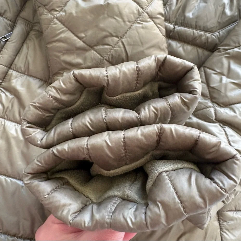 Patagonia Radalie Parka Mid-Thigh Quilted Sage Khaki Green - XS